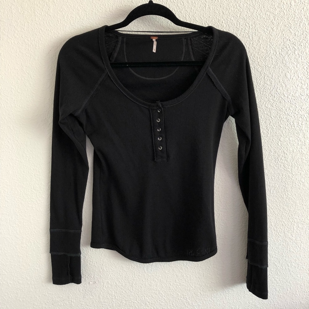 Free People Women’s M scoop neck knit top